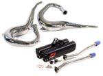 BRAND NEW set of Yamaha Banshee CHROME aftermarket DMC ALIEN pipes