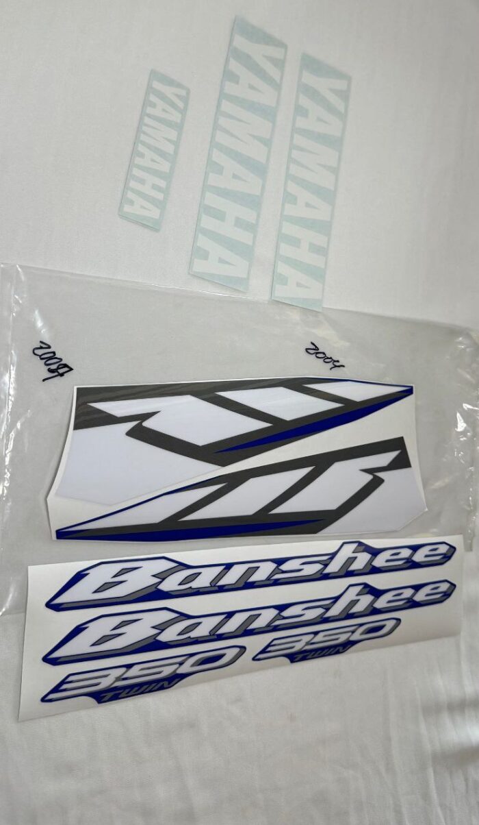 BLUE 2004 Yamaha Banshee Full graphic kit. High-quality material class A. - Image 2