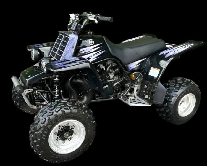 BLACK 2005 Yamaha Banshee Full graphic kit. High-quality material. - Image 3