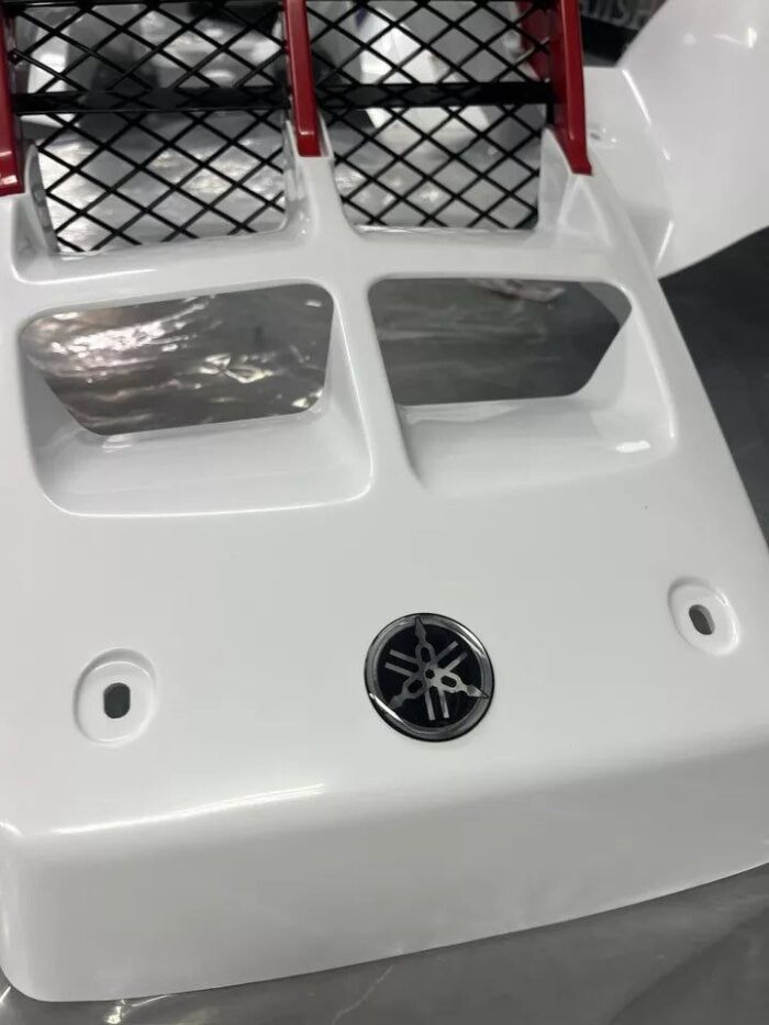 2006 White Yamaha Banshee 350 OEM Plastics - Image 2