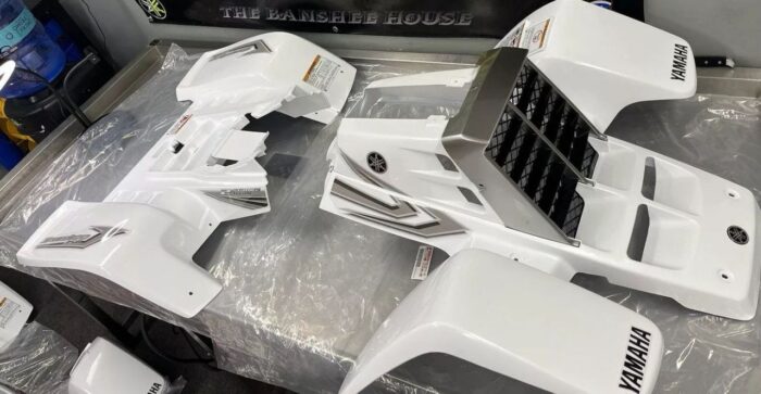 2006 White Yamaha Banshee 350 OEM Plastics