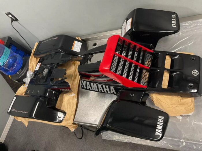2003 Yamaha Banshee 350 Full fender kit OEM - Image 4