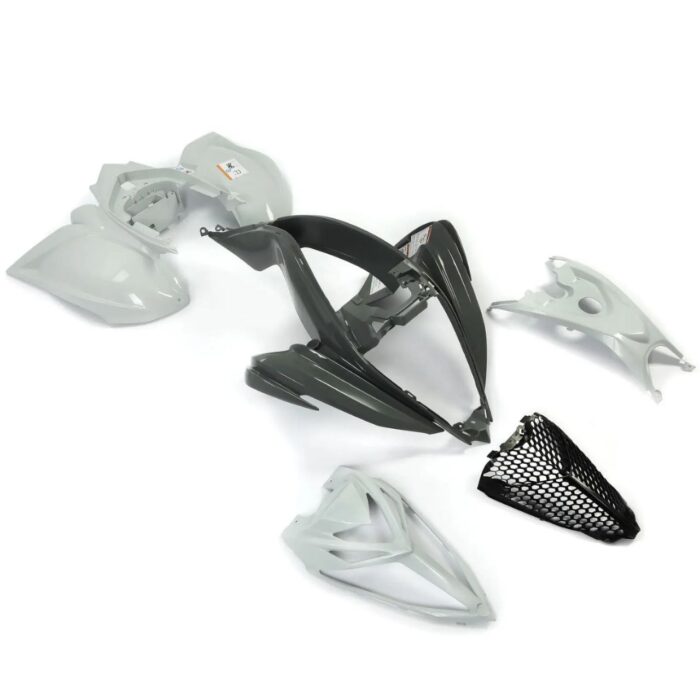 Plastics Kit Bodywork Fenders COMPLETE SET GRAY For 2006-2024 YAMAHA Raptor 700 - Image 1