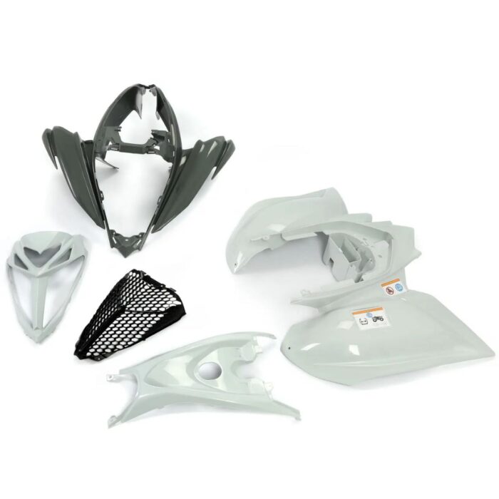 Plastics Kit Bodywork Fenders COMPLETE SET GRAY For 2006-2024 YAMAHA Raptor 700 - Image 4