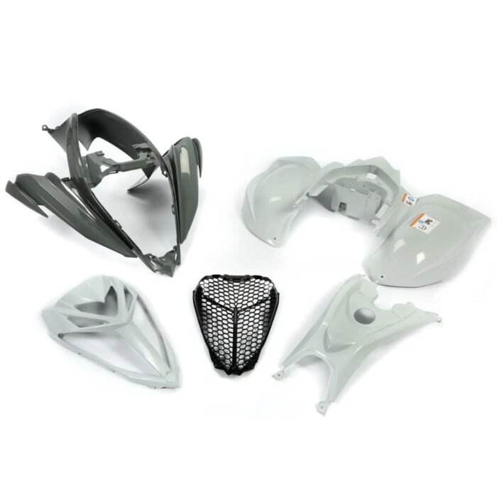 Plastics Kit Bodywork Fenders COMPLETE SET GRAY For 2006-2024 YAMAHA Raptor 700 - Image 6