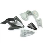 Plastics Kit Bodywork Fenders COMPLETE SET GRAY For 2006-2024 YAMAHA Raptor 700 - Image 3