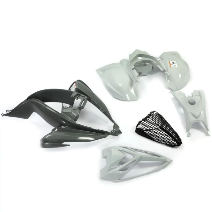 Plastics Kit Bodywork Fenders COMPLETE SET GRAY For 2006-2024 YAMAHA Raptor 700 - Image 3