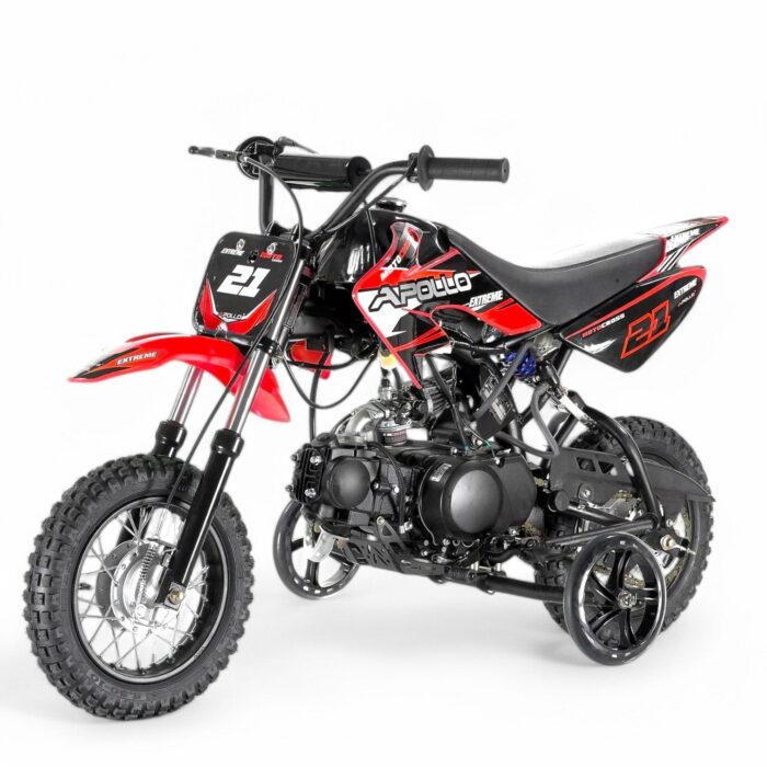 Apollo 70cc Kids Dirt Bike With Training Wheels - Image 6