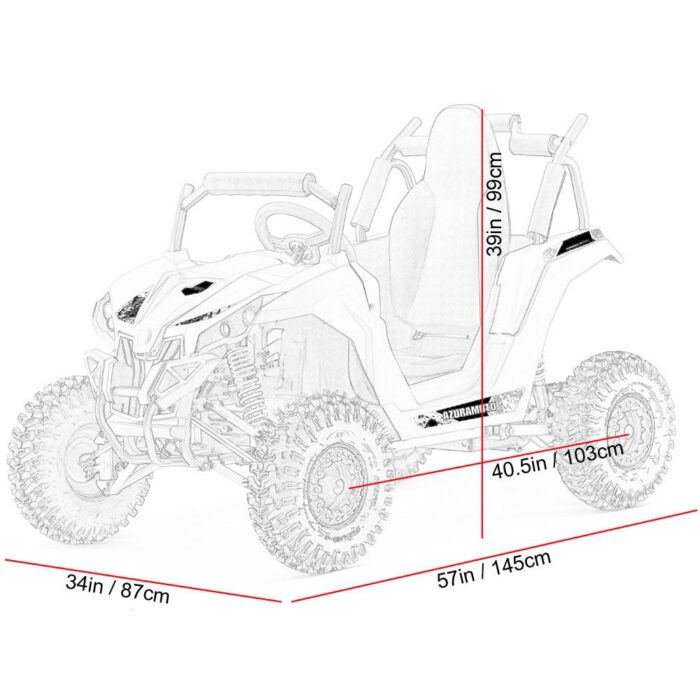 MotoTec Raider Kids UTV 48v - Image 4