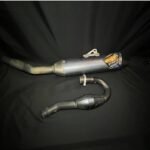 FMF Factory 4.1 Ti Exhaust Muffler Anodized  and Header - Kawasaki KX450F 2012-2015 Complete