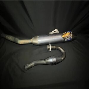 FMF Factory 4.1 Ti Exhaust Muffler Anodized  and Header - Kawasaki KX450F 2012-2015 Complete