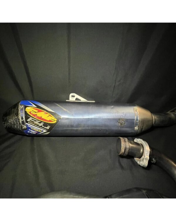 FMF Factory 4.1 Ti Exhaust Muffler Anodized  and Header - Kawasaki KX450F 2012-2015 Complete