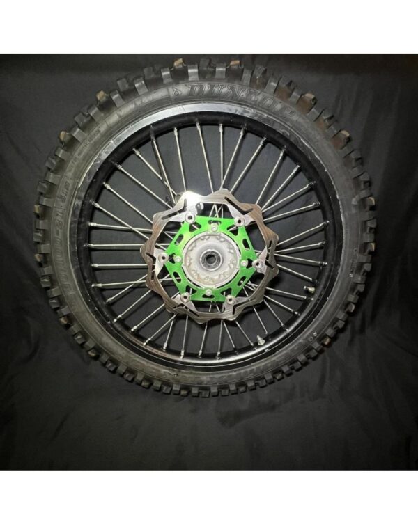 photo_6039382634690973174_y.jpg 2015 KAWASAKI 09-17 KX450F OEM BLACK FRONT WHEEL RIM TIRE HUB 41090-0080-WC