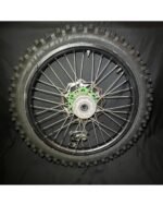 2015 KAWASAKI 09-17 KX450F OEM BLACK FRONT WHEEL RIM TIRE HUB 41090-0080-WC - Image 3