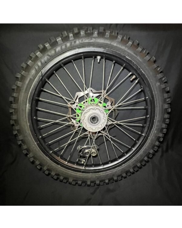 photo_6039382634690973175_y.jpg 2015 KAWASAKI 09-17 KX450F OEM BLACK FRONT WHEEL RIM TIRE HUB 41090-0080-WC