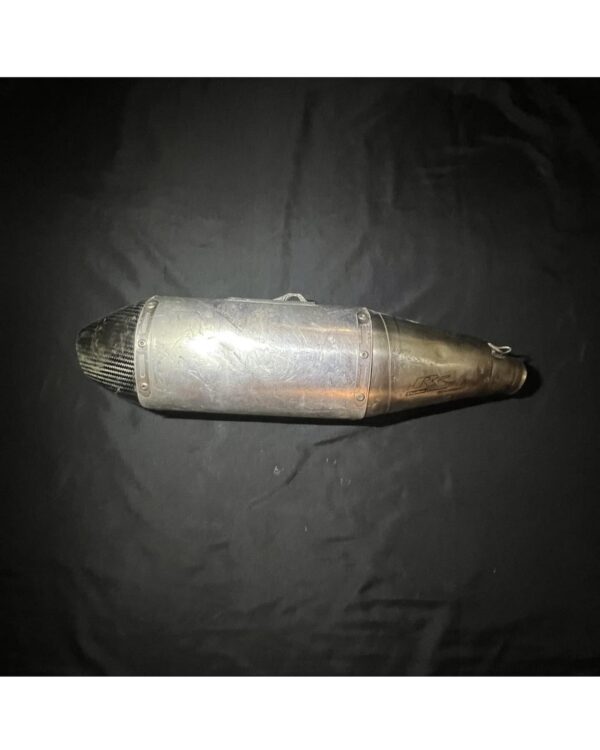 YOSHIMURA KAWASAKI KX250F 17-20 RS-4 SLIP-ON EXHAUST MUFFLER SS-AL-CF