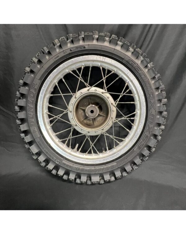 03 - 08 KLX125 DRZ125 OEM REAR WHEEL 90/100-14 ASSEMBLY HUB RIM ROTOR SPROKET