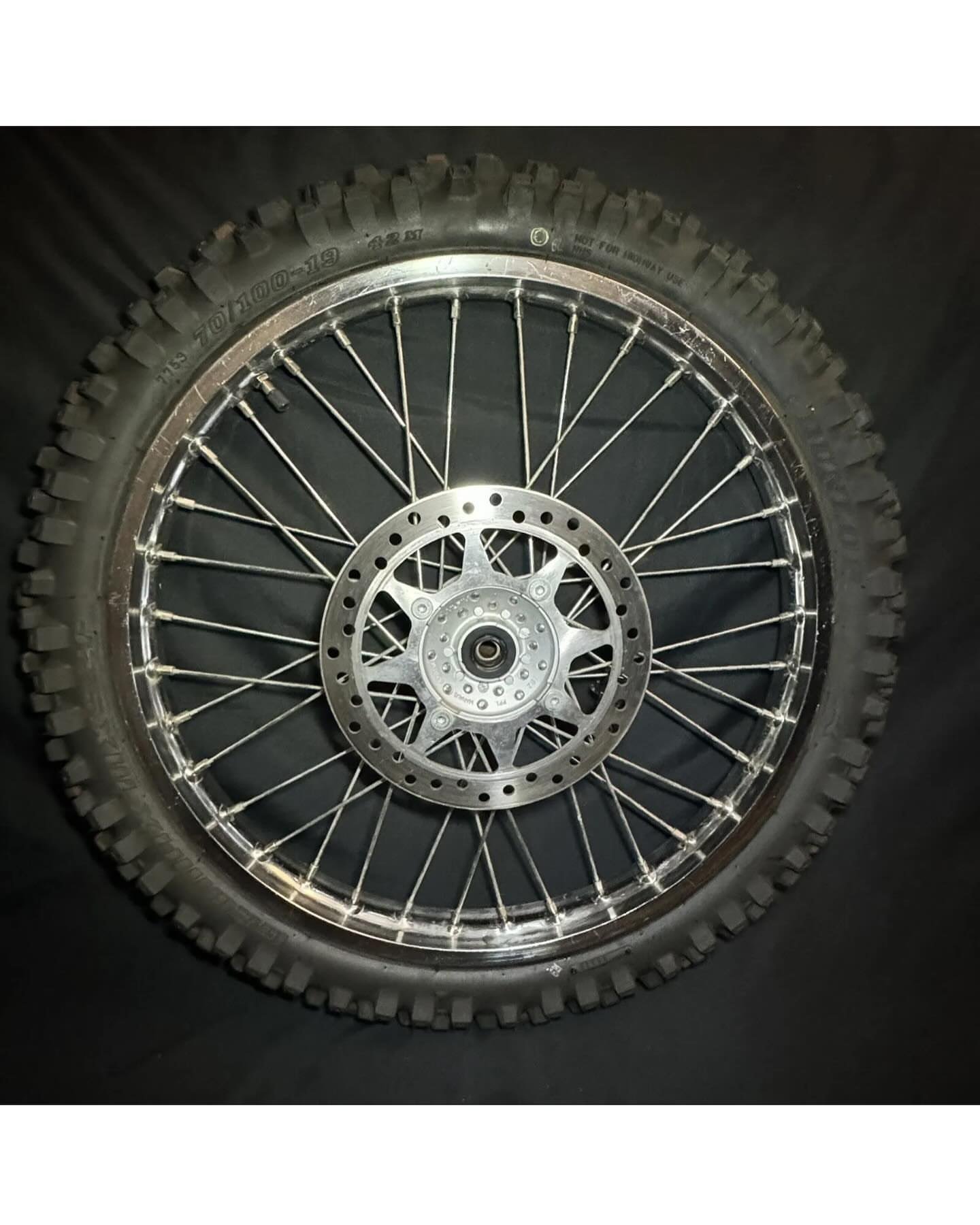 photo_6039382634690973331_w.jpg 03-22 OEM YAMAHA TTR125L TTR 125 LE - FRONT Big Wheel 19” Rim (1.40) Brake Rotor - Image 1