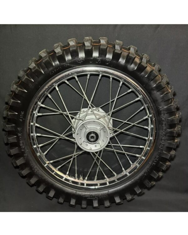 2020 02-23 KLX110 KLX 110 Front Wheel Hub Rim Spokes Complete Straight.