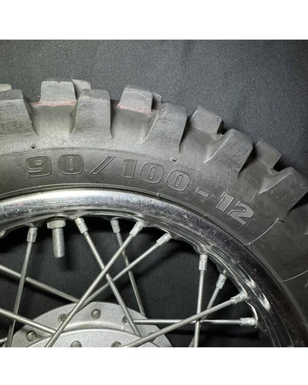 2020 OEM Kawasaki KLX 110 12” REAR WHEEL BACK RIM HUB COMPLETE FITS ALL KLX 110