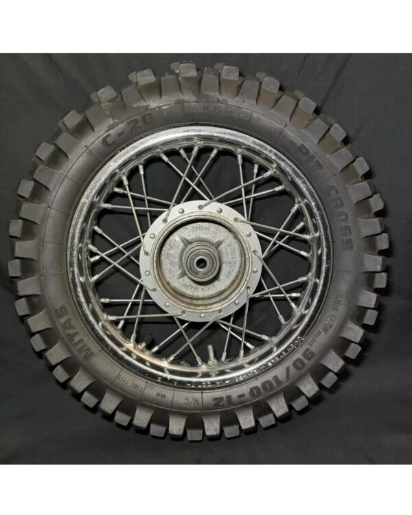 2020 OEM Kawasaki KLX 110 12” REAR WHEEL BACK RIM HUB COMPLETE FITS ALL KLX 110