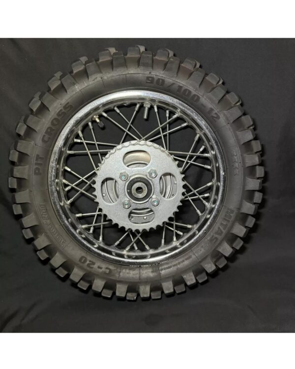 2020 OEM Kawasaki KLX 110 12” REAR WHEEL BACK RIM HUB COMPLETE FITS ALL KLX 110