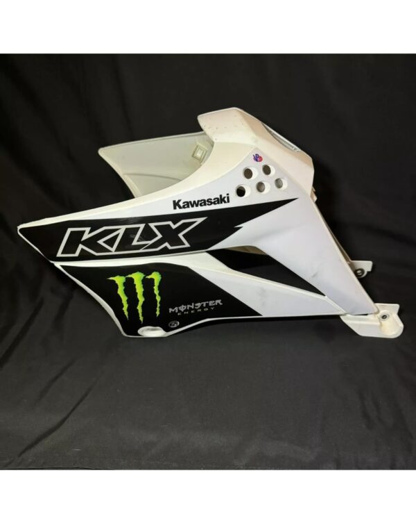 photo_6039382634690973595_w.jpg White Kawasaki Plastic Kit for Kawasaki: KLX110 (2010-2021), KLX110L KLX110R RL