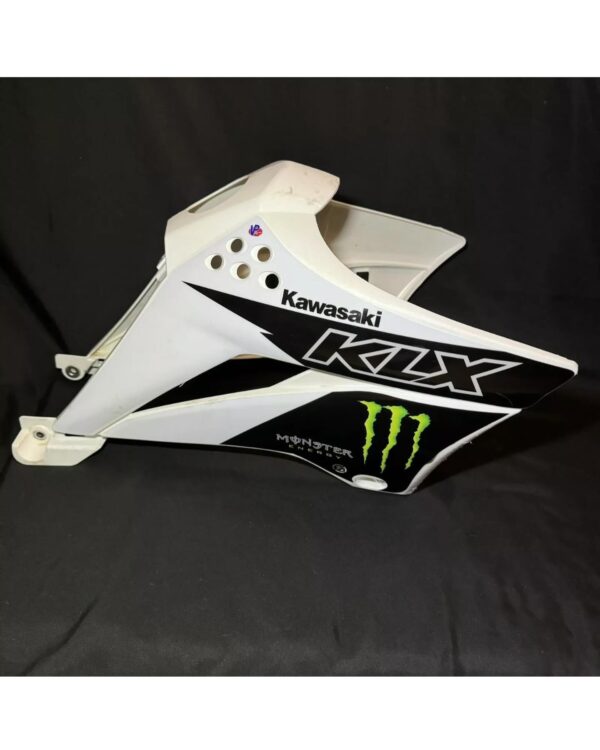 photo_6039382634690973597_w.jpg White Kawasaki Plastic Kit for Kawasaki: KLX110 (2010-2021), KLX110L KLX110R RL