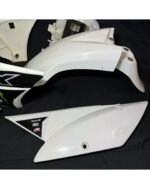 White Kawasaki Plastic Kit for Kawasaki: KLX110 (2010-2021), KLX110L KLX110R RL - Image 3