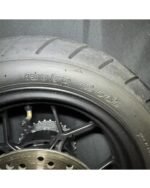 ( LIKE NEW ) 17 - 21 Honda Grom 125 Rear Wheel w/ Brake Disc Rotor & Sprocket 42650-K26-306ZA - Image 2