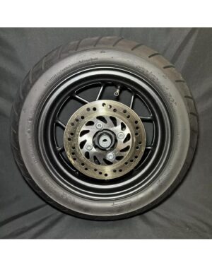 ( LIKE NEW ) 17 - 21 Honda Grom 125 Rear Wheel w/ Brake Disc Rotor & Sprocket 42650-K26-306ZA