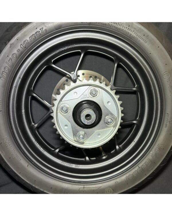 photo_6039382634690973626_w.jpg ( LIKE NEW ) 17 - 21 Honda Grom 125 Rear Wheel w/ Brake Disc Rotor & Sprocket 42650-K26-306ZA