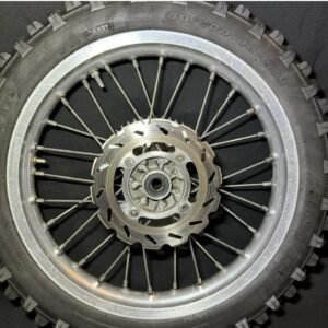 00-18 DRZ400S DRZ 400E Complete Front Wheel Rim Tire Rotor 55311-29F00