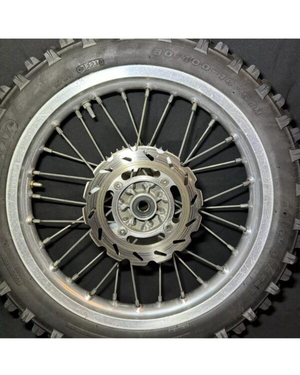 photo_6044100385682689388_w-1.jpg 00-18 DRZ400S DRZ 400E Complete Front Wheel Rim Tire Rotor 55311-29F00