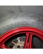 2023 Kawasaki BR125 Front Wheel Rim Tire Z125 17-23 Red 41073-0674-63D - Image 8