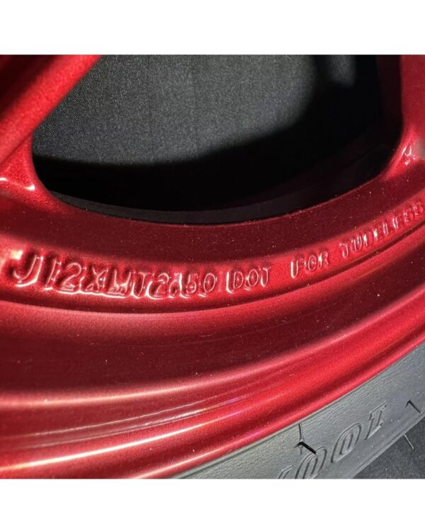 2023 Kawasaki BR125 Front Wheel Rim Tire Z125 17-23 Red 41073-0674-63D