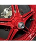 2023 Kawasaki BR125 Front Wheel Rim Tire Z125 17-23 Red 41073-0674-63D - Image 7