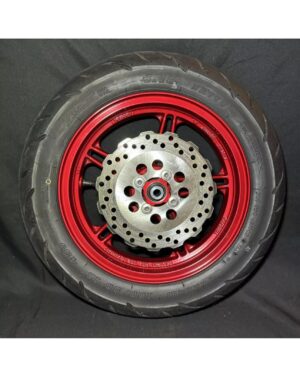 2023 Kawasaki BR125 Front Wheel Rim Tire Z125 17-23 Red 41073-0674-63D