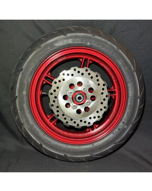 2023 Kawasaki BR125 Front Wheel Rim Tire Z125 17-23 Red 41073-0674-63D