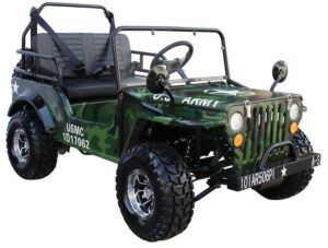 Deluxe Upgraded Mini-Jeep GO KART- Series 2 Dual Roll Bars