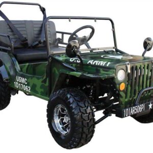 Deluxe Upgraded Mini-Jeep GO KART- Series 2 Dual Roll Bars