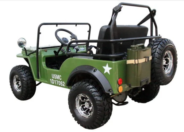 Deluxe Upgraded Mini-Jeep GO KART- Series 2 Dual Roll Bars