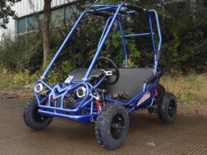 TRAILMASTER Eagle MINI XRS+ - KIDS SIZE GO KART, Bench Seat, Pull Start , Roll Cage, Lap Belts, NO Reverse