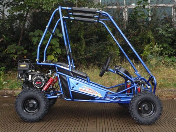 TRAILMASTER Eagle MINI XRS+ - KIDS SIZE GO KART, Bench Seat, Pull Start , Roll Cage, Lap Belts, NO Reverse