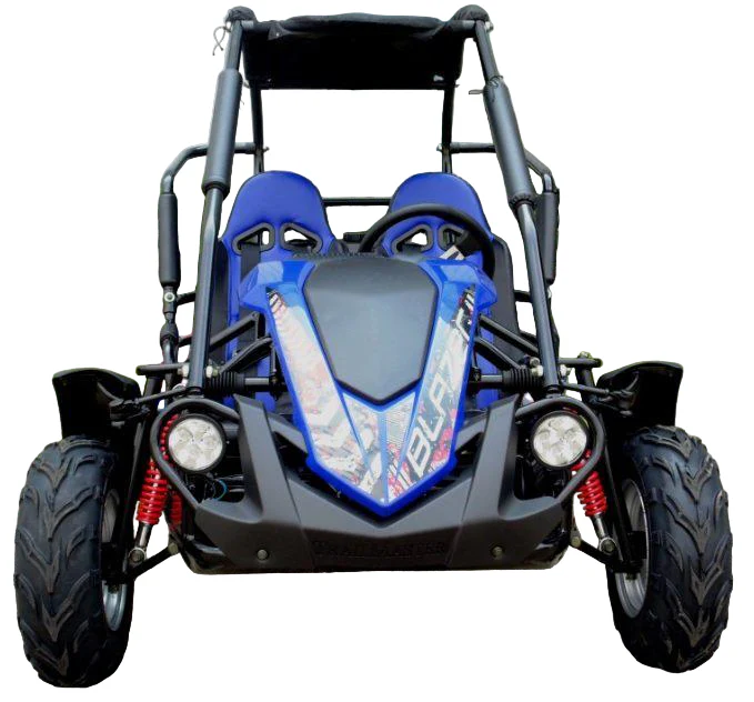 The TrailMaster Blazer 200R Go-Kart is a rugged and reliable 200cc youth go-kart designed for exciting outdoor adventures. Built with responsive handling, dependable performance, and a durable frame, this TrailMaster go-kart delivers fun and confidence on trails and recreational terrain. The Blazer 200R is an excellent choice for families seeking a quality youth go-kart for off-road riding. The TrailMaster Blazer 200R Go-Kart is a rugged and reliable 200cc youth go-kart designed for exciting outdoor adventures. Built with responsive handling, dependable performance, and a durable frame, this TrailMaster go-kart delivers fun and confidence on trails and recreational terrain. The Blazer 200R is an excellent choice for families seeking a quality youth go-kart for off-road riding.